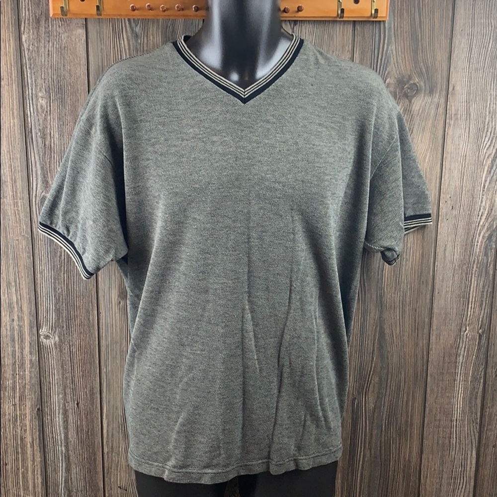 CHAPS Ralph Lauren Vintage 100% Cotton V-Neck M